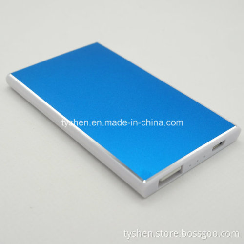 Card Power Bank Metal Blue Color (J18B)